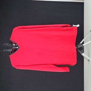 NWT-  Woolrich - Men's- Red V-neck Duraloft Fleece- Size M